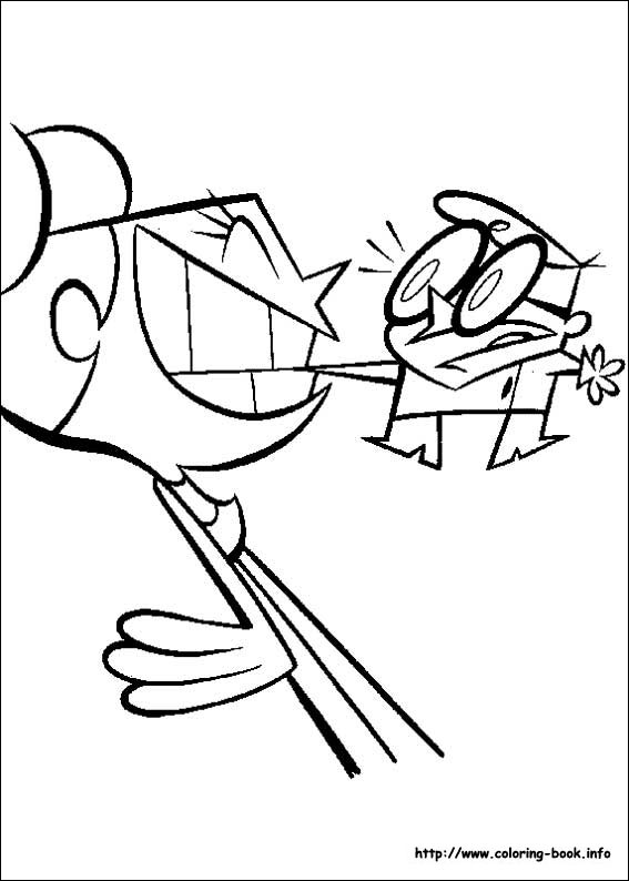 Dexter's Laboratory coloring picture